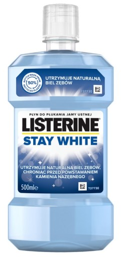 Bieliaca ústna voda Listerine Stay White 500 ml