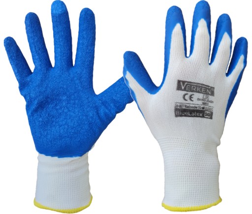 RUKAVICE PRACOVNÉ RUKAVICE SILNÉ LATEXOVÉ 10