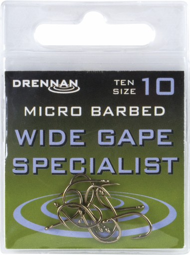 Drennan Wide Gape Specialist háčiky 10 kusov č 16 mleté, feeder, metóda