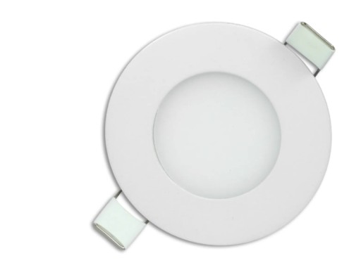 Plochý SLIM LED 3W panel so studenou farbou pre zavesený strop