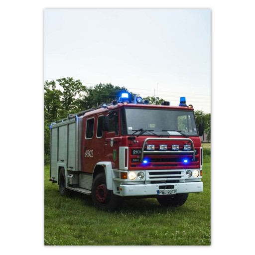 Nálepky A5 PIONEER Hasičské auto