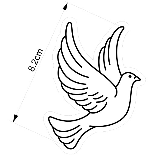 Vykrajovač na sušienky Bird Pigeon Bird 27
