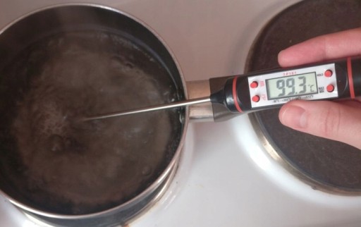 Špendlíkový teplomer s LCD, ihla 145 mm