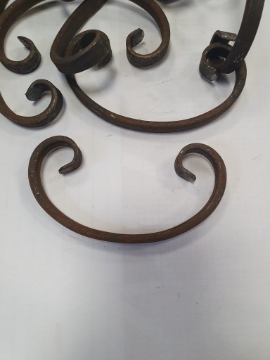 kovaný torzný prvok, kužeľ, kužeľ, kužeľ 120 mm 10x5