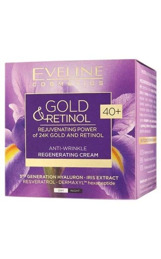 Eveline Krém proti vráskam Gold & Retinol 40+