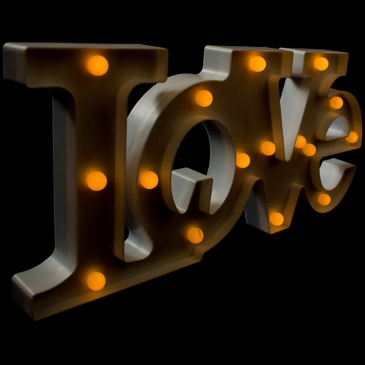 LOVE EKD3935 Milagro LED plastová stolná lampa