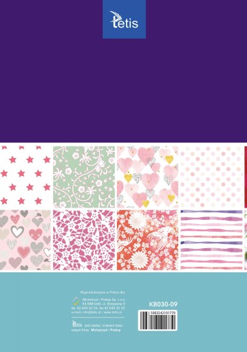KREATÍVNY PAPIER A4 COLOR KB030-09 TETIS