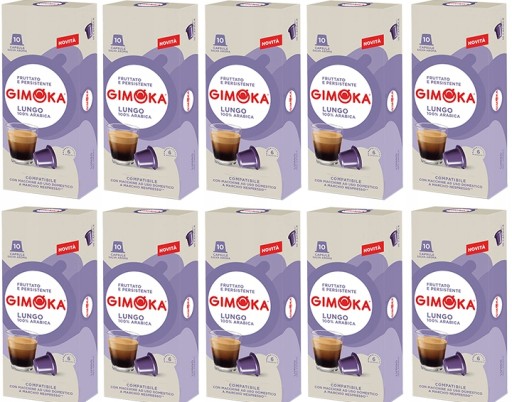 Gimoka 10ks kapsúl Nespresso Lungo