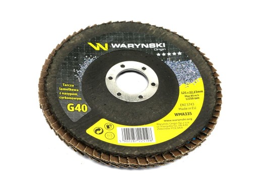 Brúsny kotúč 125 lamelový GR40 WARYŃSKI