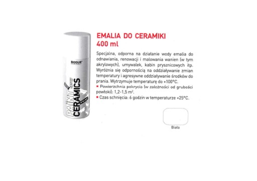 BIODUR SMALT SPREJ NA KERAMIKA 400 ml