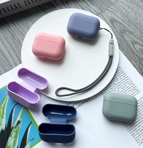 Silikónové puzdro Artnico pre AirPods Pro 2, čierne