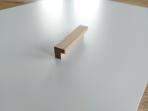 Nábytková úchytka ELKA, dĺžka 96mm, veľ. 64mm SUROVÝ DUB