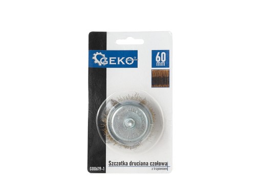 Predná drôtená kefa, mosadz 60 mm so stopkou (100)
