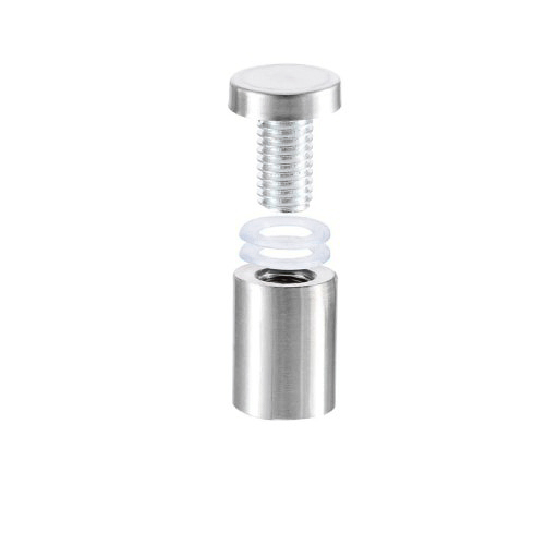 4x MONTÁŽNE DIŠTANKY 12x25 INOX VZDIALENOSŤ KOLÍKOV