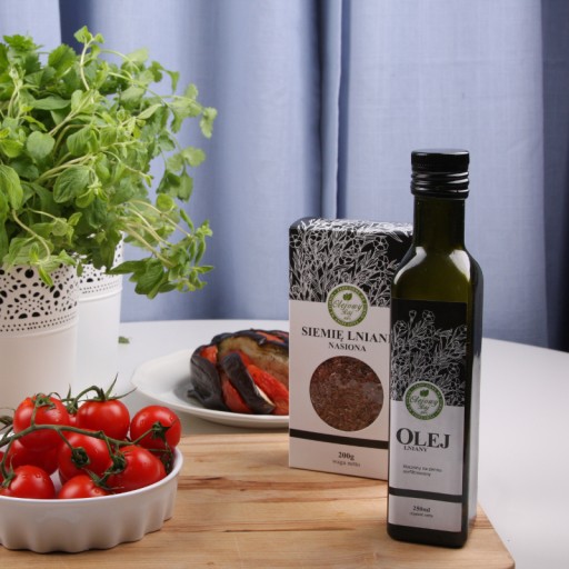 Za studena lisovaný ľanový olej Olejowy Raj 250 ml