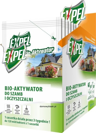 Vrecúško s bio aktivátorom septiku Expel 25G