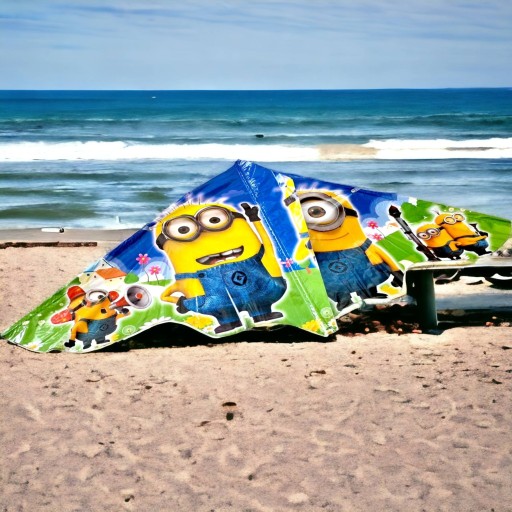 VEĽKÝ KITE PRE DETI MINIONS 120x60 CM XXL MINIONS GRU DRU + LINE
