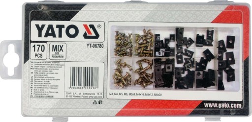 YATO 170 KS SKRUTKY/PODLOŽKY DO TELA ZMIX