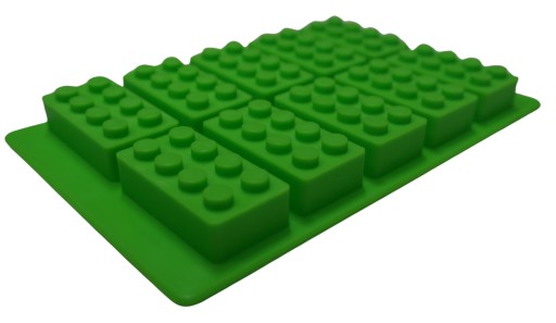 SILIKÓNOVÁ FORMA TEHLA NA ČOKOLÁDY RELÉ ĽADOVÁ FORMA LEGO BRICKS