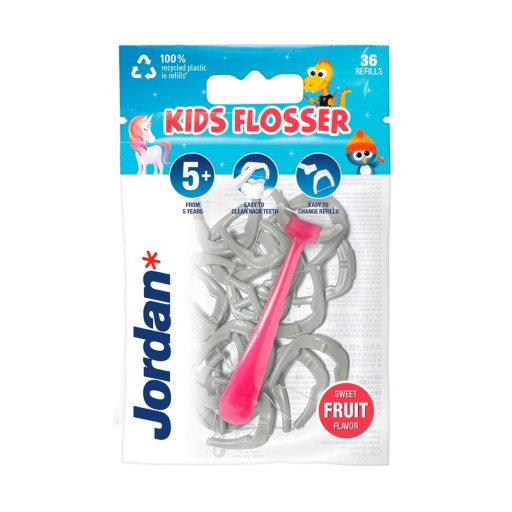 JORDAN Kids zubná niť pre deti 36 ks