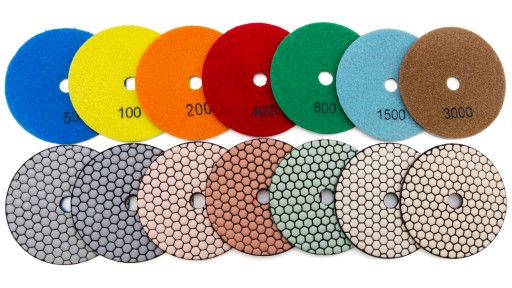 SUCHÝ LEŠTIACI KOTOUČ VELCRO 100mm ŽULA GRESSES