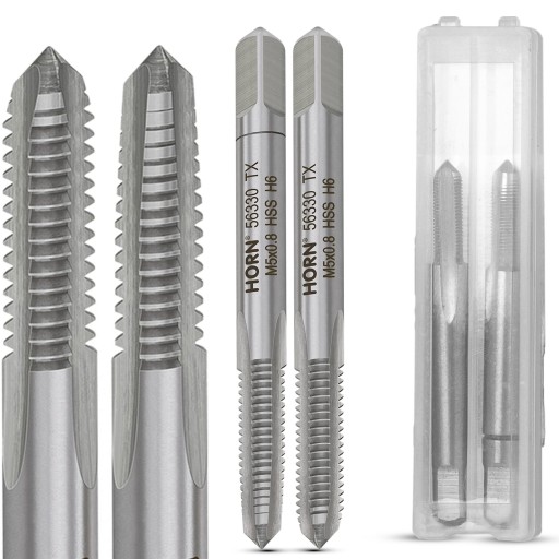 M5 RUČNÝ ZÁVITEĽ M5x0,8 mm 2 ks DIN-352/2P