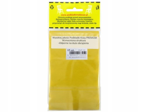 PLSTENÉ PODLOŽKY POD STÔL NA NÁBYTOK 15 x 25 x 25