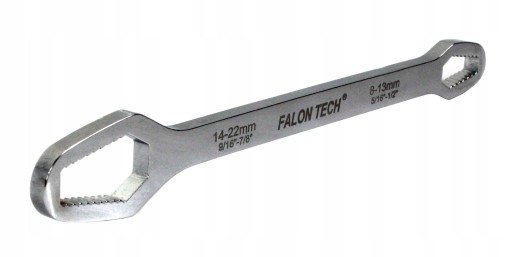 TORX UNIVERZÁLNY OTVORENÝ KĽÚČ, PALCE 8-22