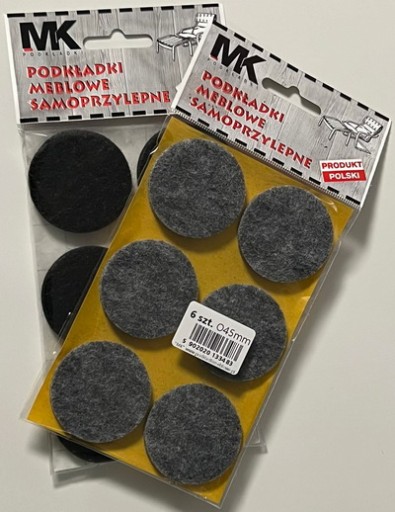 PLSTENÉ PODLOŽKY PRE NÁBYTkové STOLIČKY STOL FI 45mm