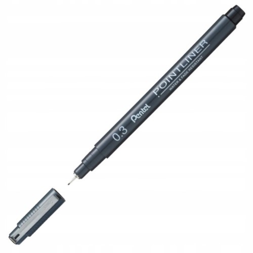 KALIBROVANÁ POINTLINER 0,3 čierna PENTEL