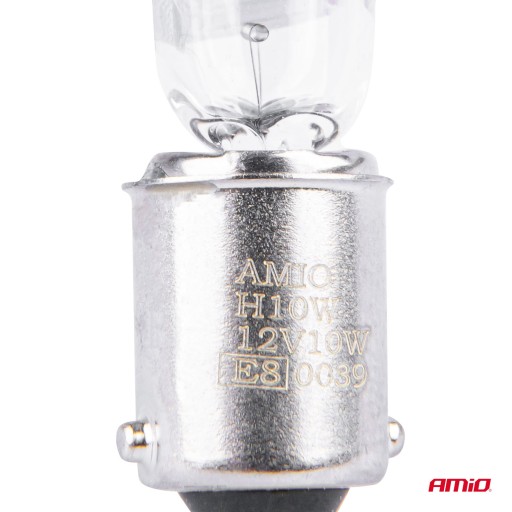 AUTOŽIAROVKY H10W BA9s 10W 12V POMOCNÉ JEDNOTLIVÉ SCHVÁLENIE 2 KS.