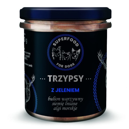 Happy Snacky TrzyPsy bravčové s jeleňom 300g