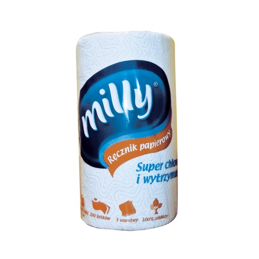 Papierová utierka Milly, super savá a odolná