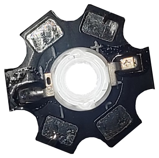 POWER LED 3W EPISTAR BIELA PLNÉ SPEKTRUM, 45mil, DPS