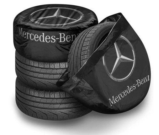 SET TAŠIEK NA KOLESÁ A PNEU MERCEDES-BENZ 4 ks. B67885111