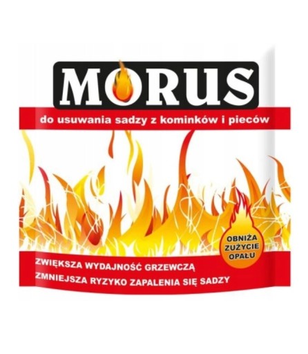 Bros Morus prášok na odstraňovanie sadzí z krbov 50g