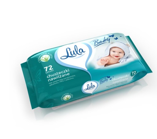 Vlhčené obrúsky s ALOE 72 ks