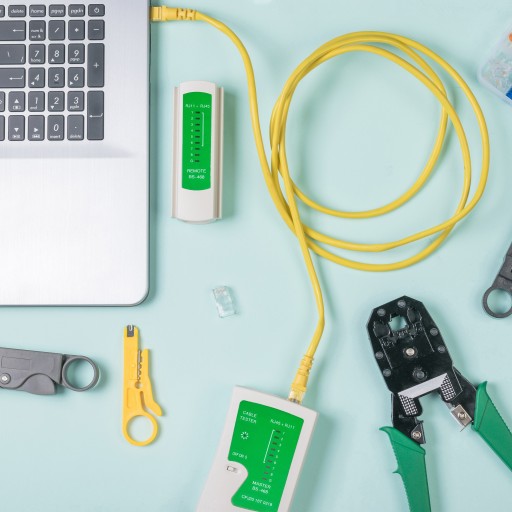 TESTER SIEŤOVÝCH KÁBLOV RJ45 RJ11 LED