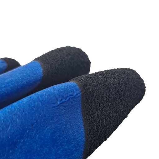Pracovné rukavice bodkované denim, veľkosť 10,5