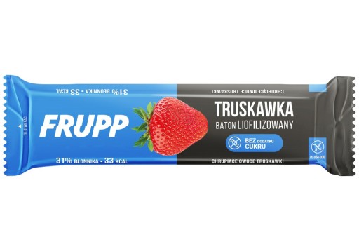 FRUPP JAHODOVÁ TYČINKA Sušená mrazom, BEZLEPKOVÁ