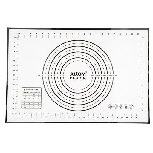 XXL silikónová doska, protišmyková podložka na pečenie, Altom Design, 60x40