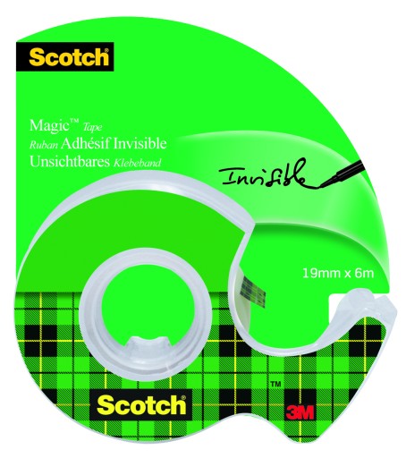 Scotch Magic neviditeľná matná lepiaca páska na dávkovači 19 mm x 6 m