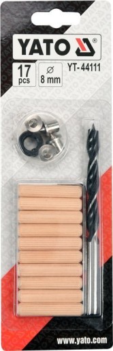ZNAČKY PRE ČEPOVÉ SPOJENIA VŔTAČKA 17 kusov. 8 mm