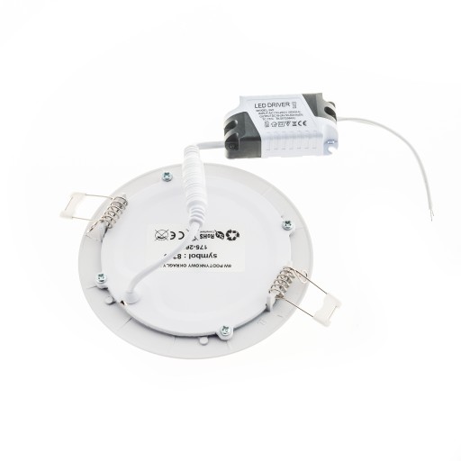 LED stropné svietidlo PANEL, ZAPOMÍNANÉ, okrúhle, 6W, 540lm, neblikavé, CCD SLIM
