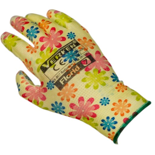 RUKAVICE PRACOVNÉ RUKAVICE VEĽ. 7 OCHRANNÝ POLYESTER PEVNÝ A ODOLNÝ