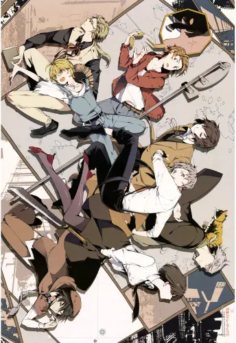Plagát Bungou Stray Dogs BSD_004 A3 (vlastné)
