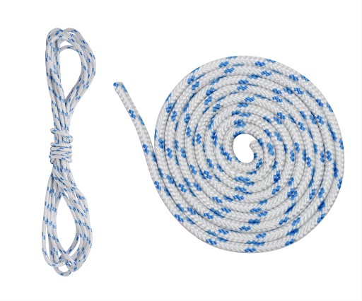 POLYPROPYLÉNOVÉ PLÁNO, HLADKÉ, BIELE, PEVNÉ, 4mm, 30M