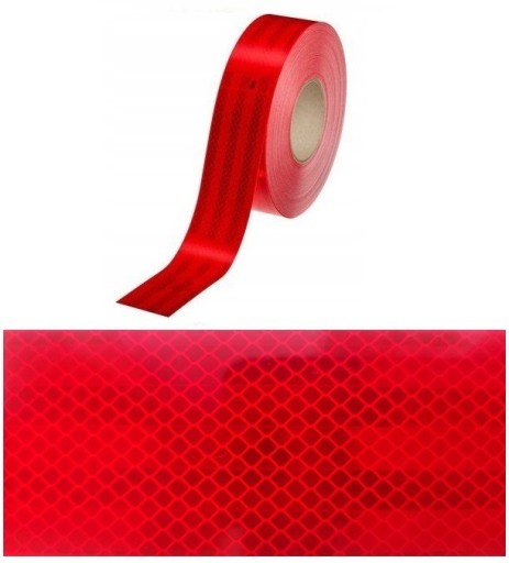 3M 983-72 KONTUROVÁ REFLEXNÁ PÁSKA samolepiaca 55mm/1m červená reflex.
