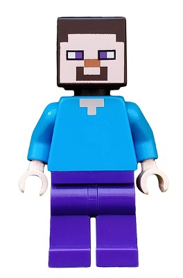 LEGO FIGURE Minecraft Steve + krompáč min009