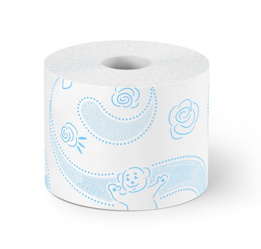 Almusso Decorato Blue TOALETNÝ PAPIER 3-VRSTVOVÝ 6 roliek